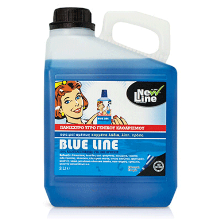 GENERAL CLEANSER BLUE LINE 3LT NEW LINE