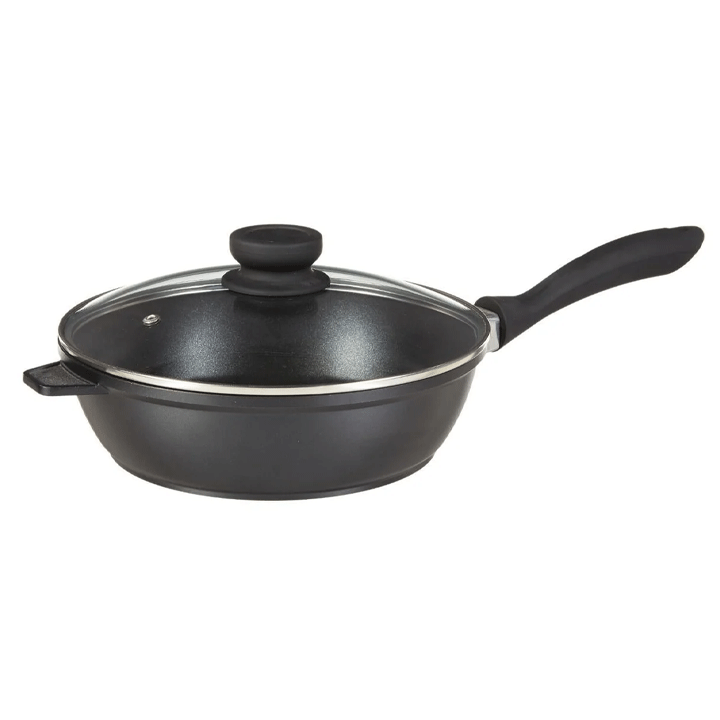 FRYPAN+LID+HANDLE 24CM