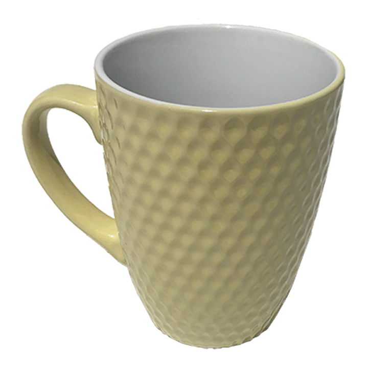 MUG 12OZ CREAM 7327