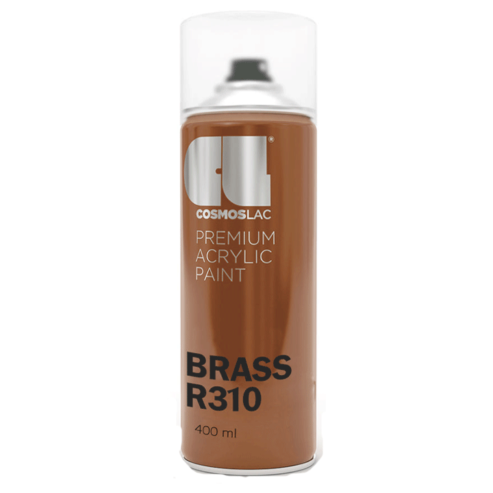SPRAY BRIGHT BRASS R310 400ML COSMOSLAC