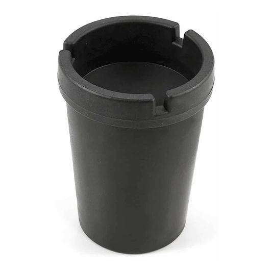 ASHTRAY FLOWERPOT(12) BLACK