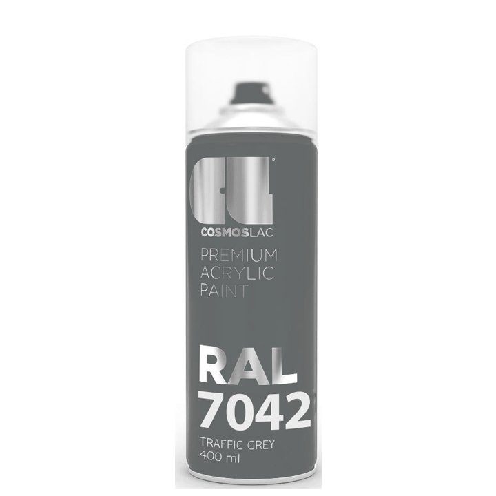 SPRAY TRAFFIC GREY RAL7042 N306 400ML COSMOSLAC