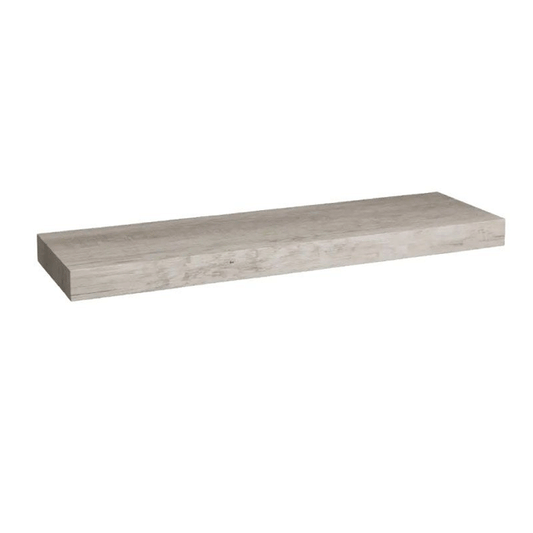 WALL SHELF OAK 80CM GREY