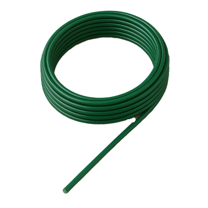 WIRE METAL PVC COATED GREEN 2.5MM