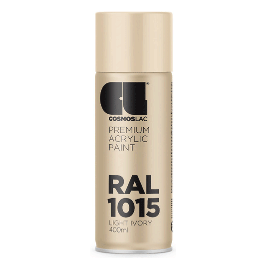 SPRAY LIGHT IVORY RAL1015 N347 400ML COSMOSLAC