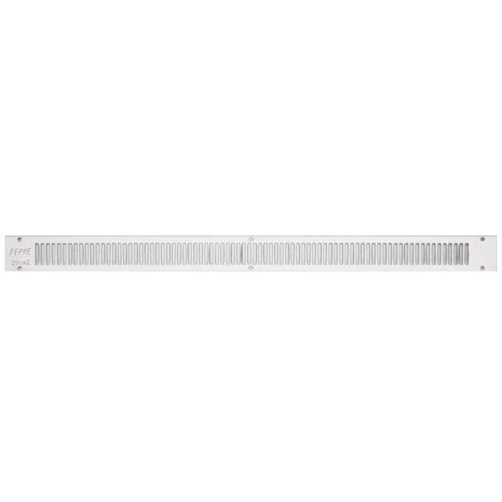 WINDOW AND DOOR VENTILATION 2.1X28.5 SILVER ALUMINIUM
