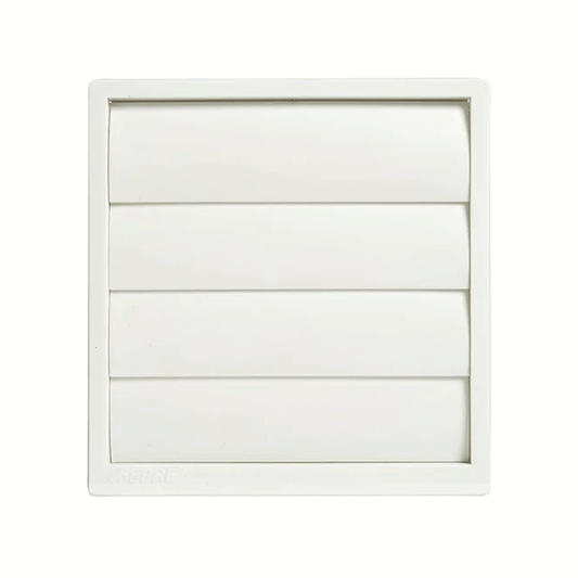 VENTILATION GRILL ABS ? 10-12CM MOVABLE FLAPS RECESS MOUNTING WHITE