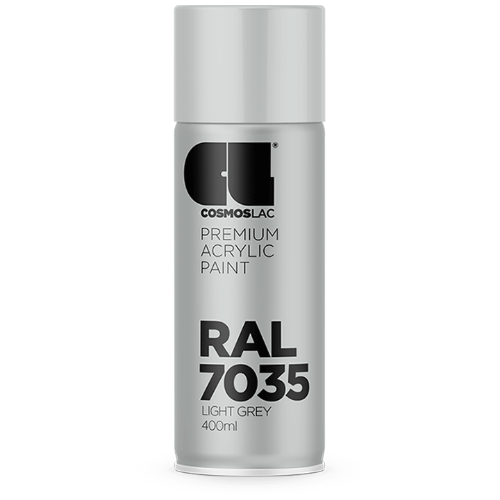 SPRAY LIGHT GREY RAL7035 N319 400ML COSMOSLAC