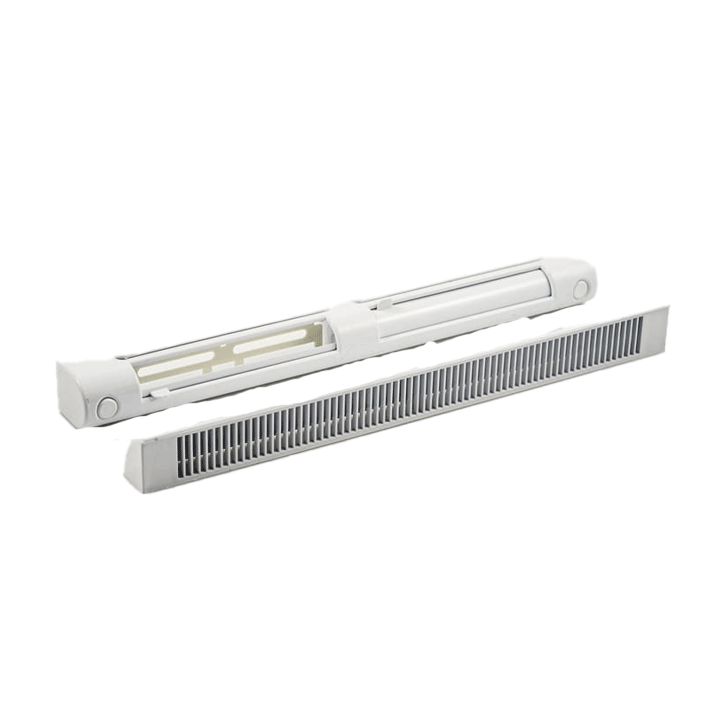 WINDOW AND DOOR VENTILATION ABS 15-30 M3. ACOUSTIC REDUCTION WHITE
