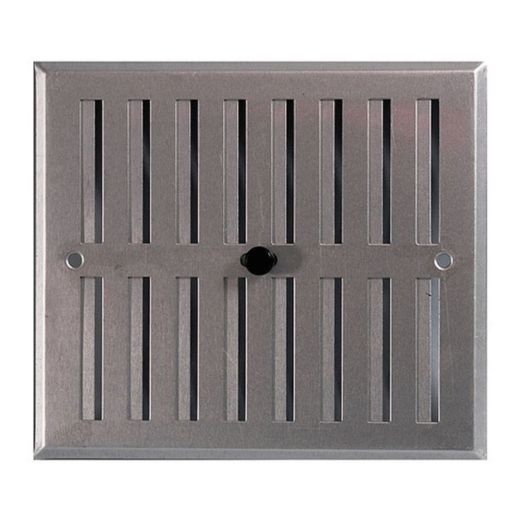 VENTILATION GRILL ALUMINIUM ADJUSTABLE 0.8MM 17X25CM