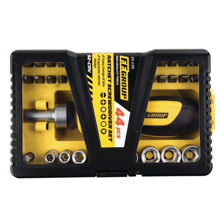 RATCHET SCREWDRIVER SET 44IN1 FF GROUP