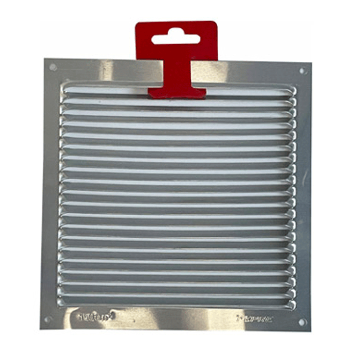 VENTILATION GRILL ALUMINIUM 0.6MM 17X17CM