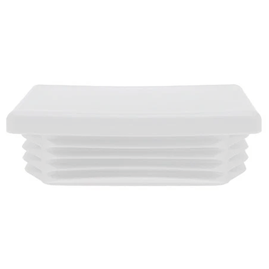 TUBE INSERTS RECT. 40X80MM WHITE 4PCS