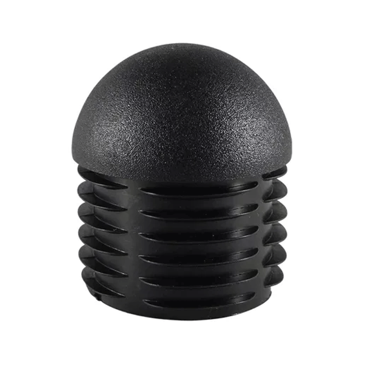 TUBE INSERTS ROUND BLACK 25MM