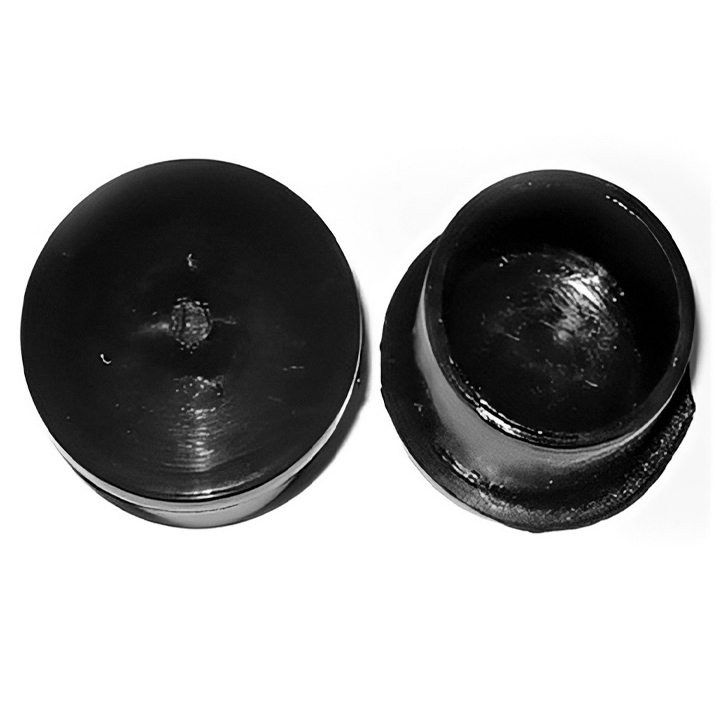 TUBE INSERTS ROUND BLACK 19MM