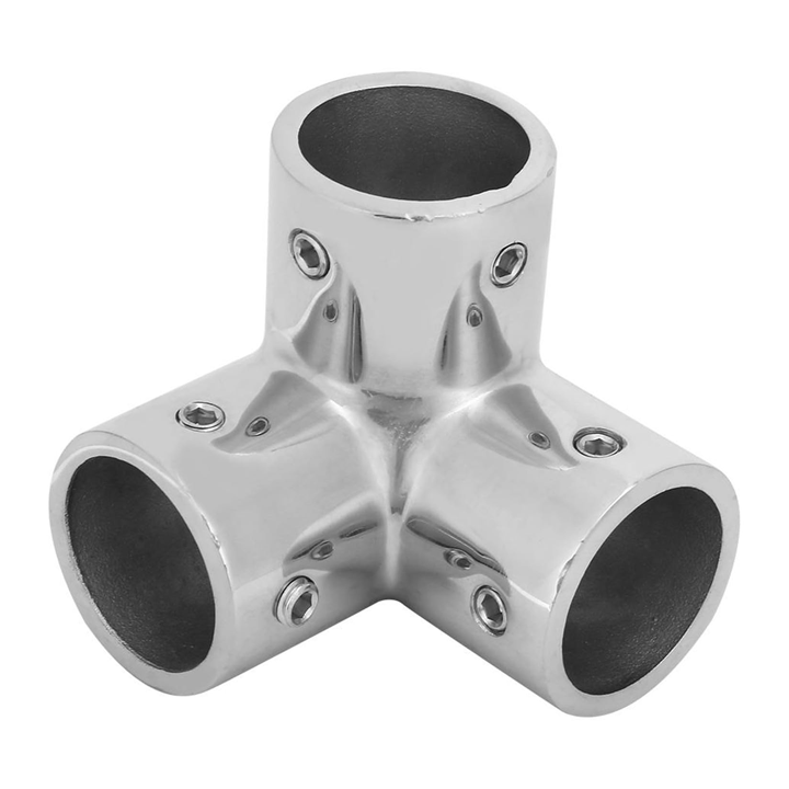 METAL TUBE CONNECTOR GALVANIZED 3-WAY CORNER 1 1/4"