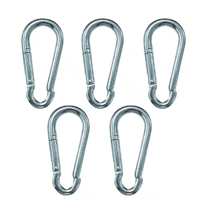 CARABINER HOOK 8X80MM 4PCS