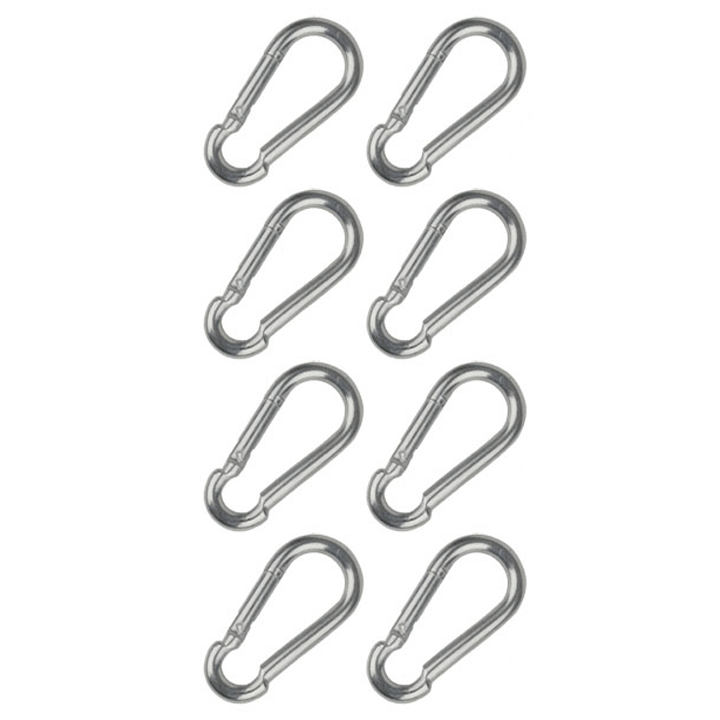 HOOK CARABINER SET 8ASS MIX