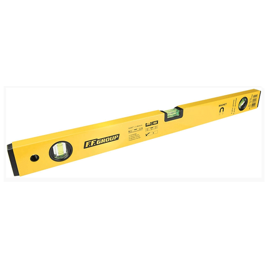 MAGNETIC SPIRIT LEVEL WITH 3 VIALS 40CM FF GROUP