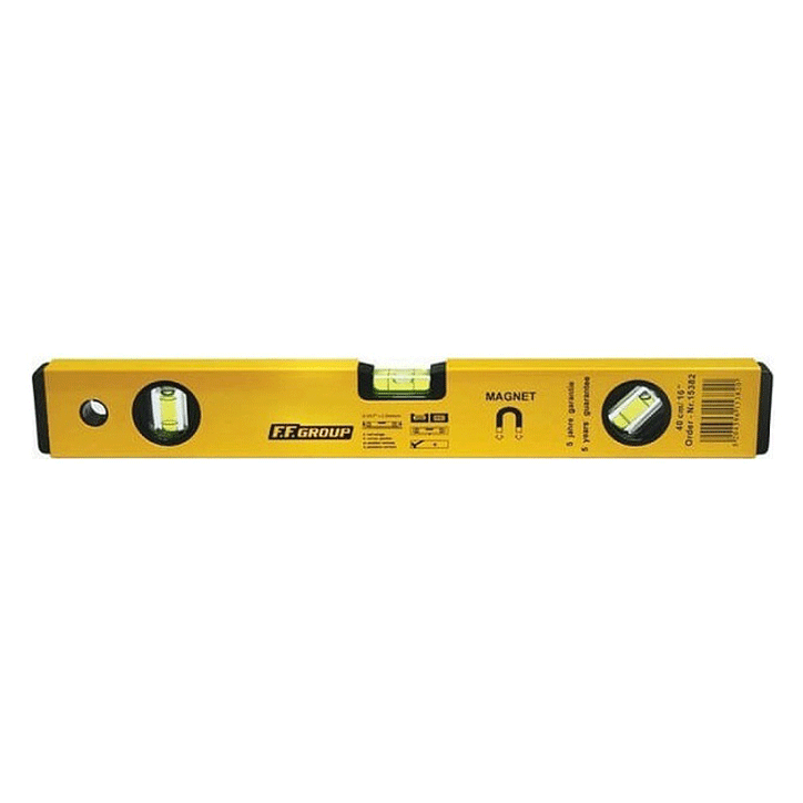 SPIRIT LEVEL WITH 3 VIALS 80CM FF GROUP