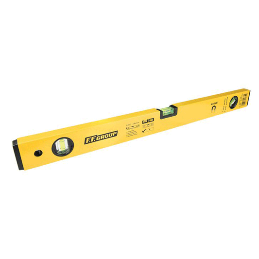 MAGNETIC SPIRIT LEVEL WITH 3 VIALS 80CM FF GROUP