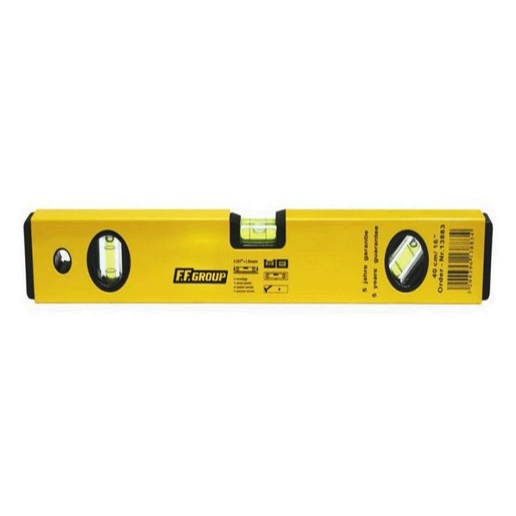 SPIRIT LEVEL WITH 3 VIALS 60CM FF GROUP