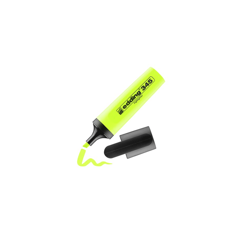 EDDING TEXTMARKERS YELLOW E-345
