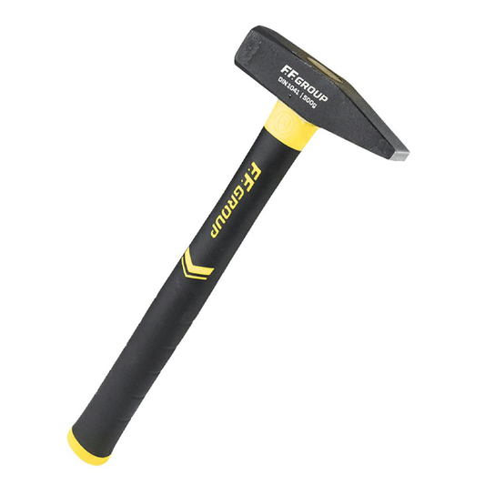 MACHINIST HAMMER WITH FIBERGLASS HANDLE 200GR DIN1041 FF GROUP