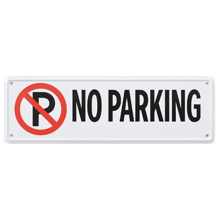 SIGN "NO PARKING" 40X11