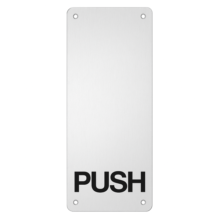 PUSH PLATE S/STEEL "PUSH"