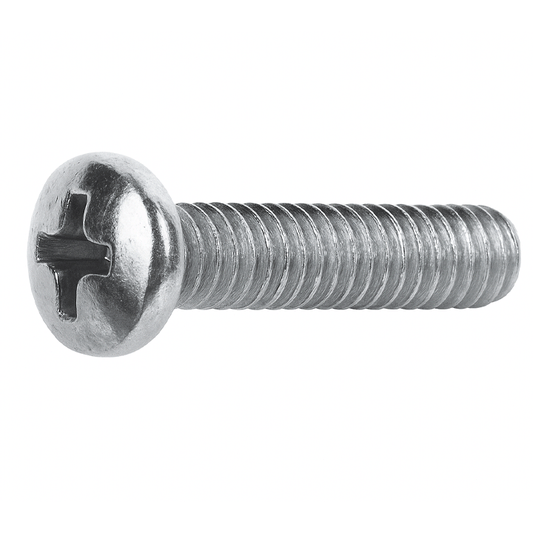 4X12MM M/SCREWS D7985 CHEESE HD ZPL 20PCS