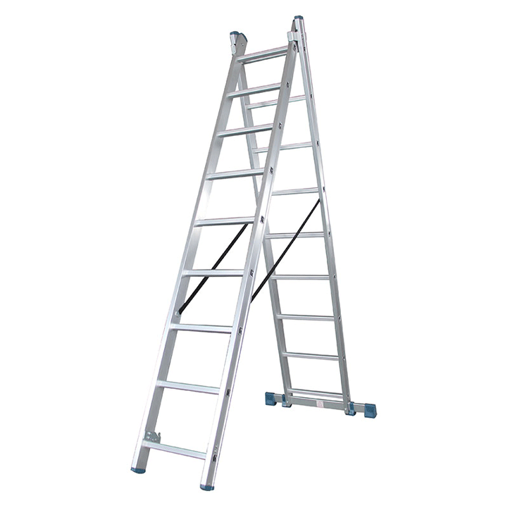 BORMANN DOUBLE LADDER 2X9 4M
