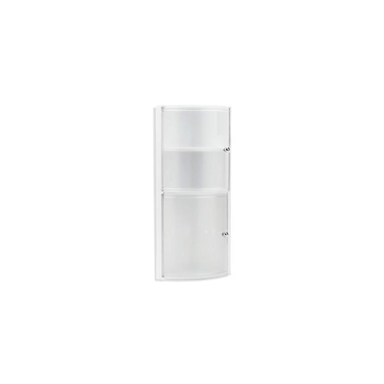 CORNER SHELF CRYSTAL GLACE
