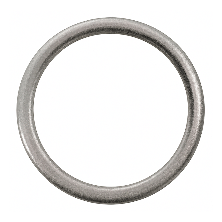 ROUND RING ZINC PLATED 4MMX20 20PCS
