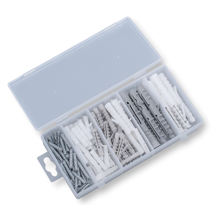 PLASTIC PLUG ASSORTMENT 138PCS KINZO