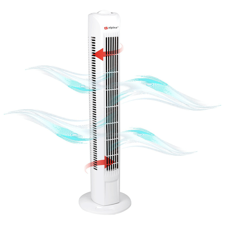 FAN TOWER 78CM WHITE PP