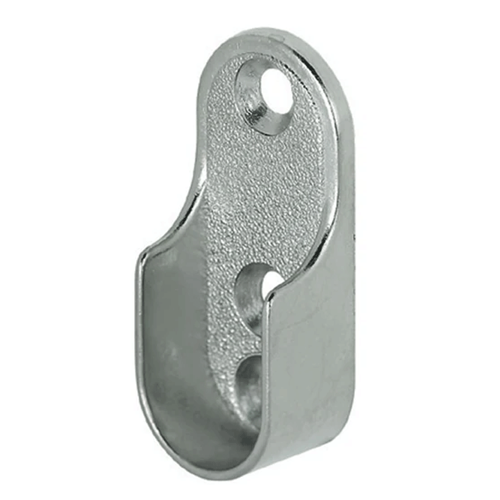 HANGING RAIL ROD OVAL END SUPPORT BRACKET