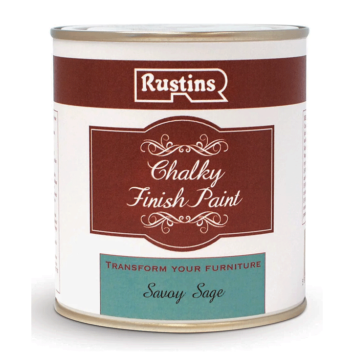 CHALKY FINISH PAINT SAVOY SAGE 250ML RUSTINS