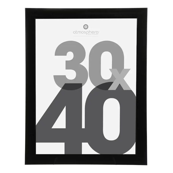 BLACK PHOTO FRAME 30X40 LISE DIS