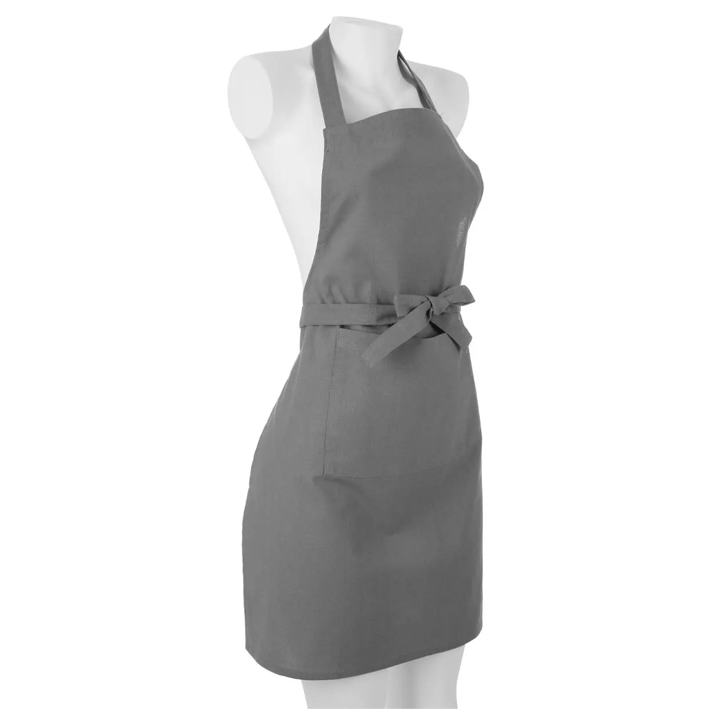 GREY COTTON APRON 60X80