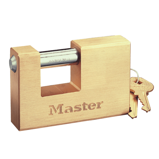 MAS. BRASS PADL. 63MM RECT. 606D