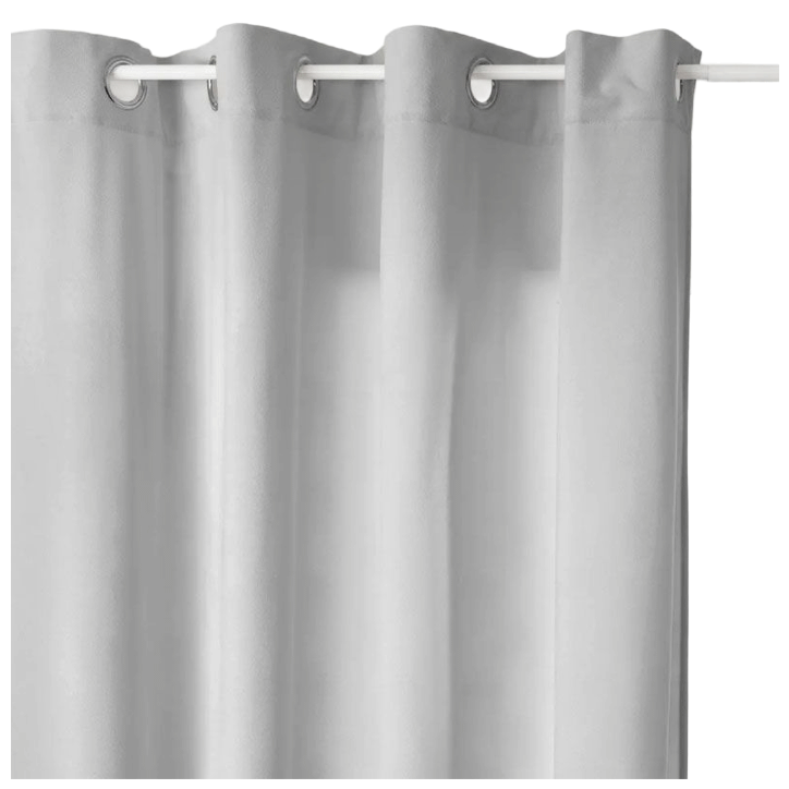 CURTAIN LILOU LIGHT GR 140X260