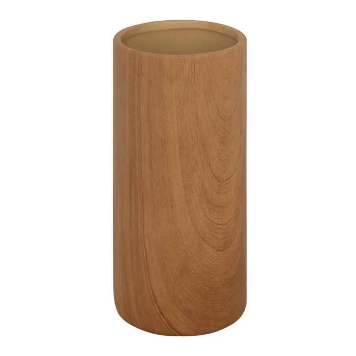 CYL CRMC VASE WOOD SAO H20