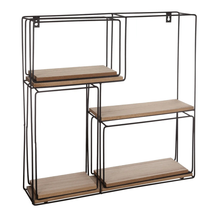 WALL METAL SHELF ALLY X4