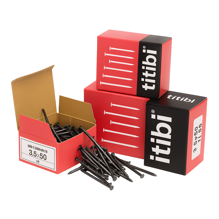 HARDENED STEEL NAILS 2X20 100PCS