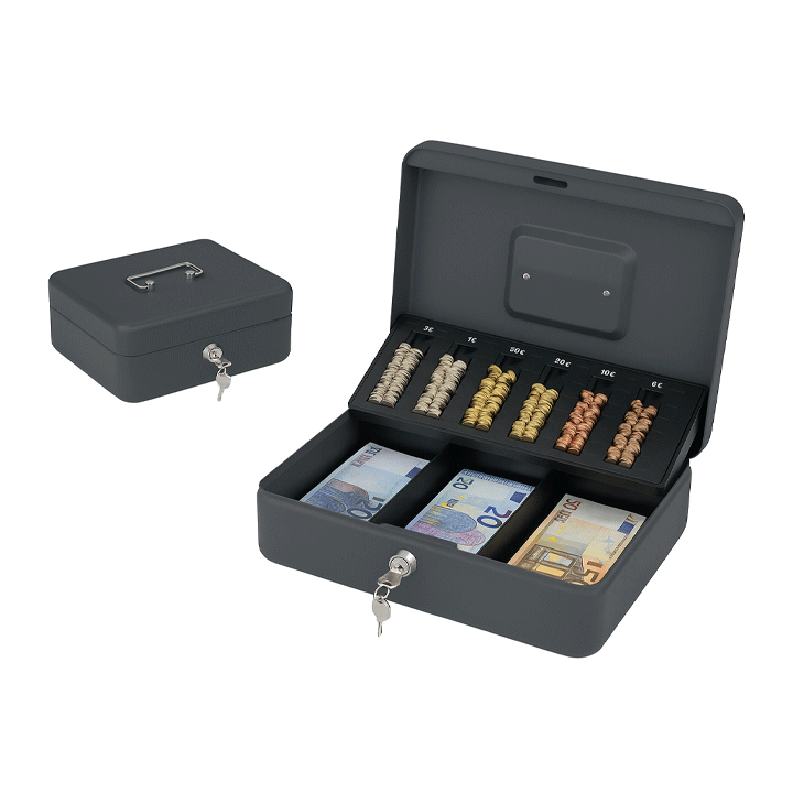 MONEY BOX EURO W/LOCK MOT MB300EU