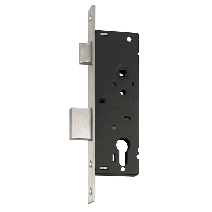 DOOR LOCK ALUMINIUM 25MM NO CYLINDER ISEO