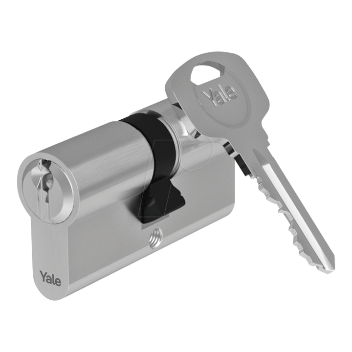 DOUBLE CYLINDER 40-40 W/DIMPLE KEY KD SATIN NICKEL YALE