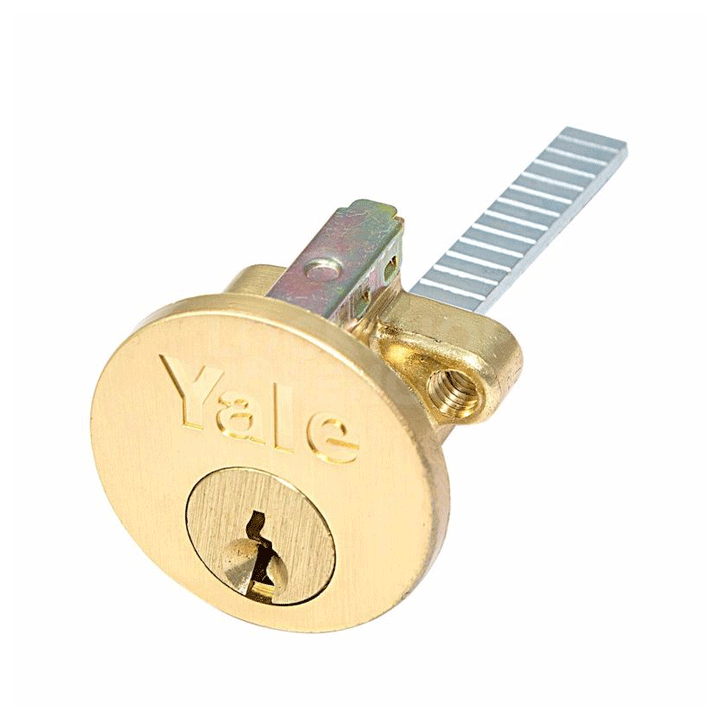 CYLINDER LOCK 31.2-43.8 KD BRASS YALE