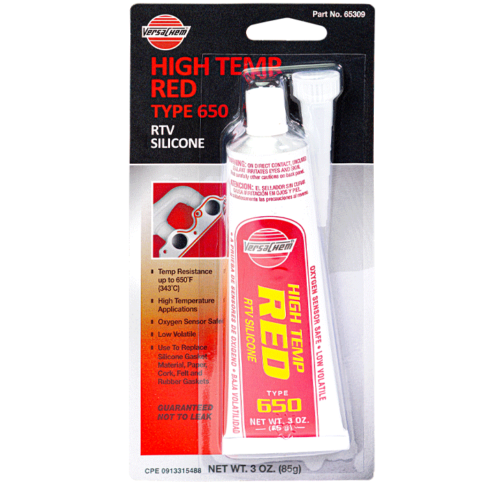 VER. HI-TEMP RED SILICONE TUBE 650